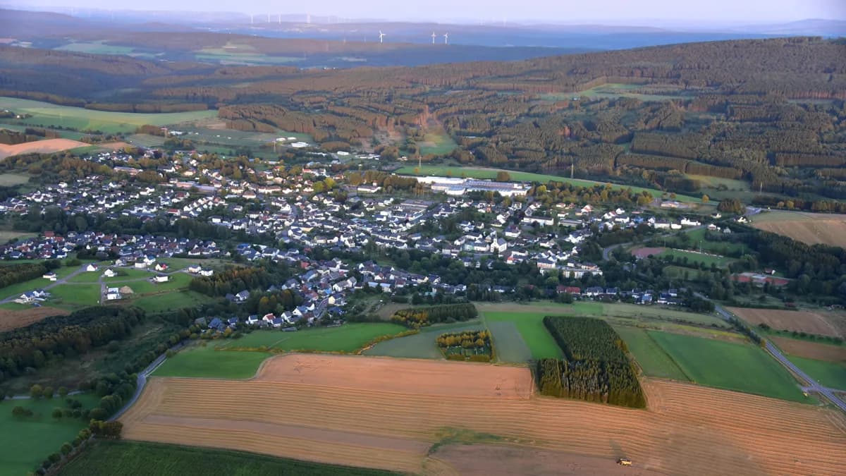 Stadtansicht von Kell am See