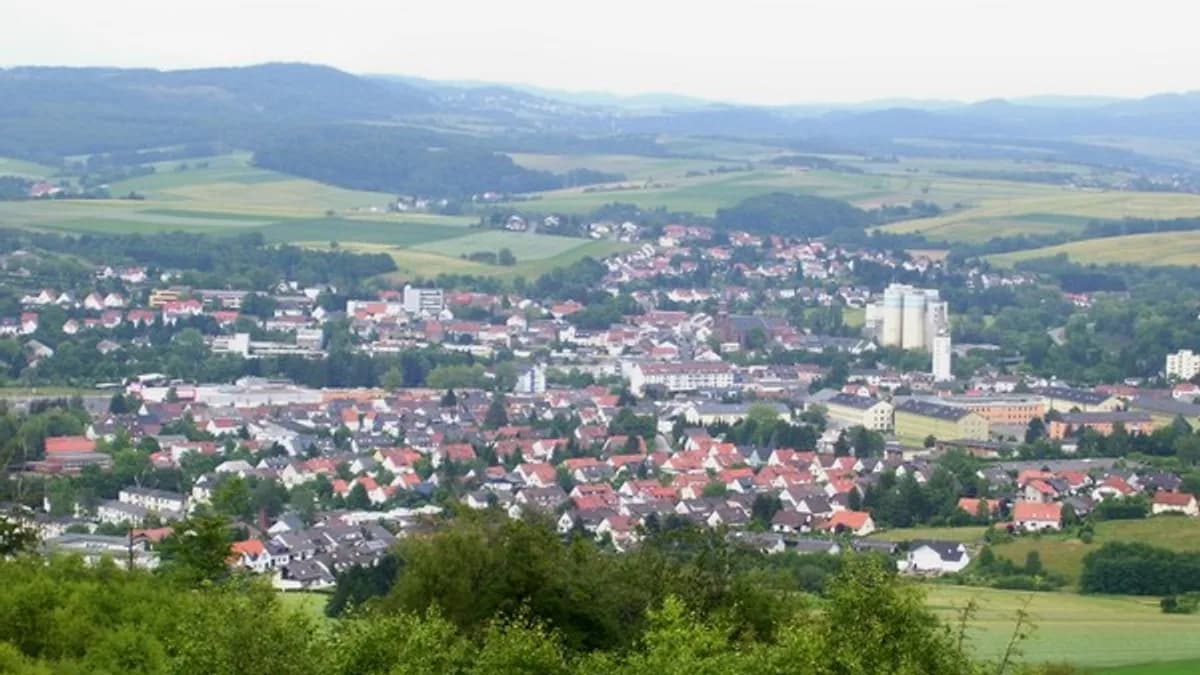 Stadtansicht von Lebach