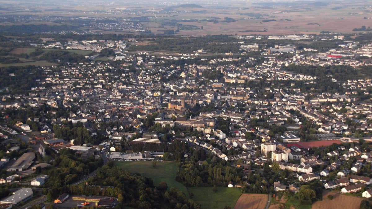 Stadtansicht von Mayen
