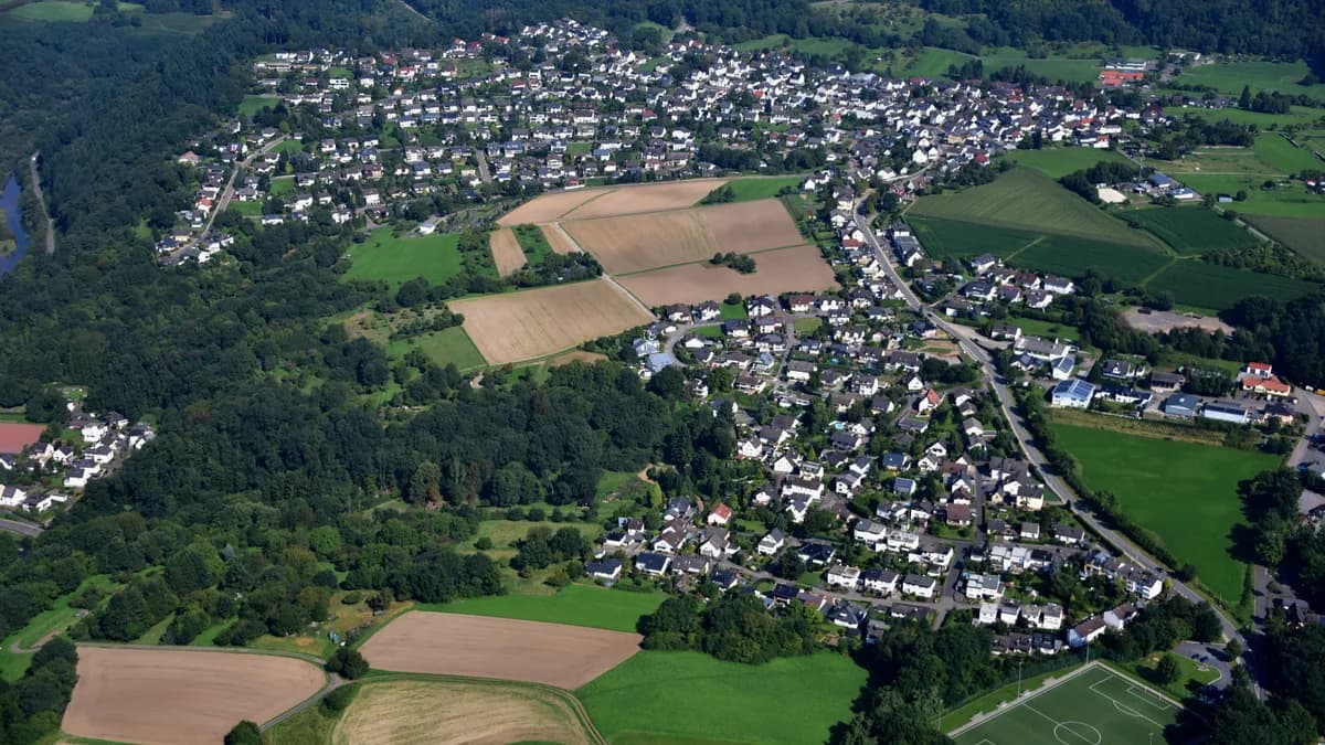 Stadtansicht von Melsbach