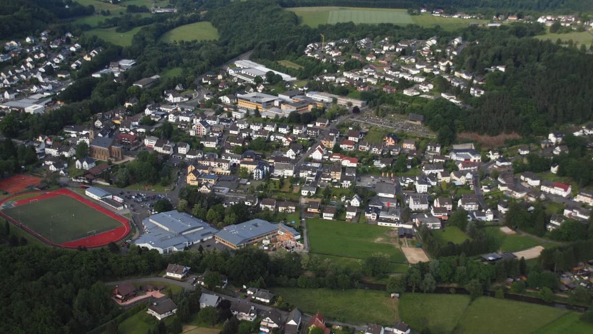 Stadtansicht von Neustadt (Wied)