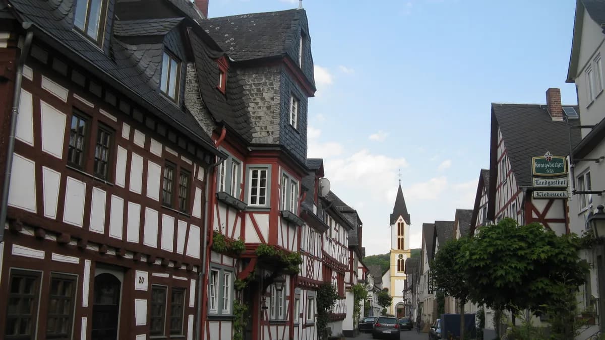Stadtansicht von Osterspai