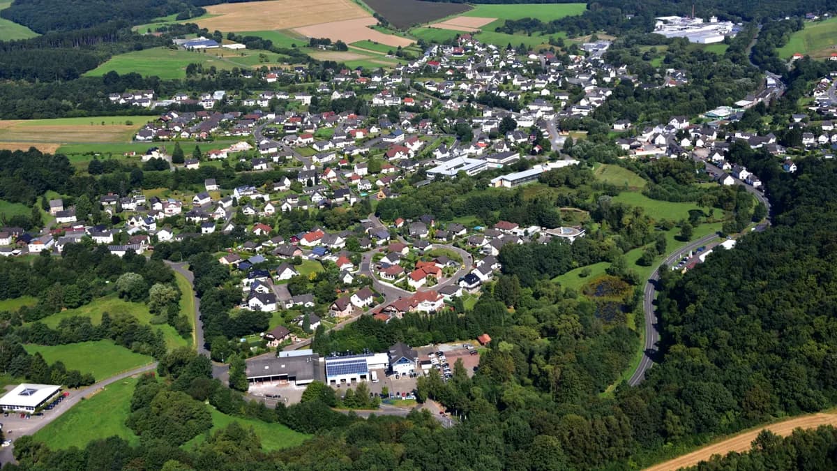 Stadtansicht von Raubach