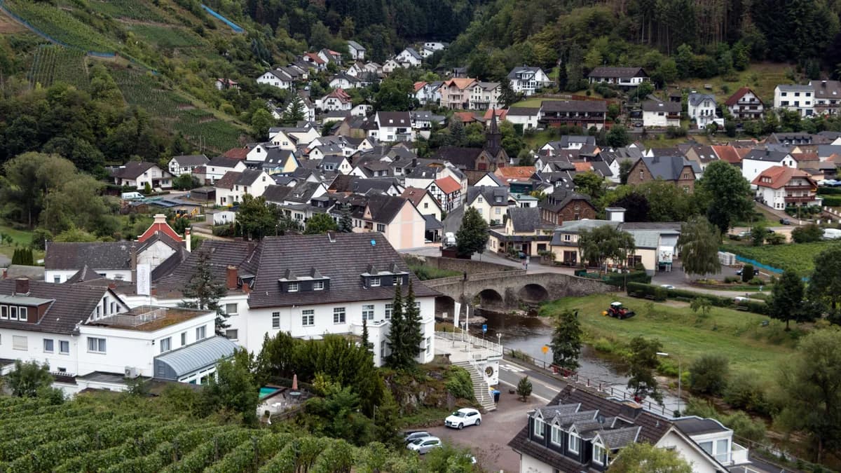 Stadtansicht von Rech
