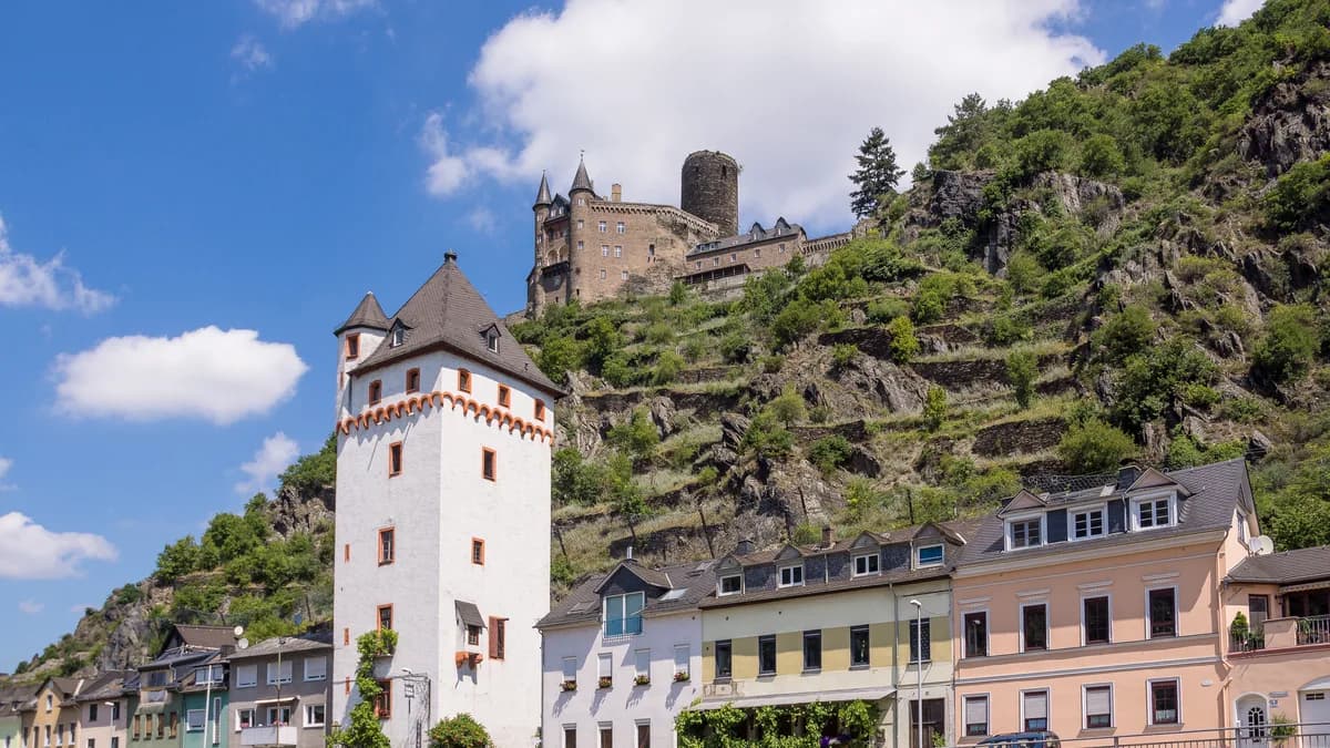 Stadtansicht von Sankt Goarshausen