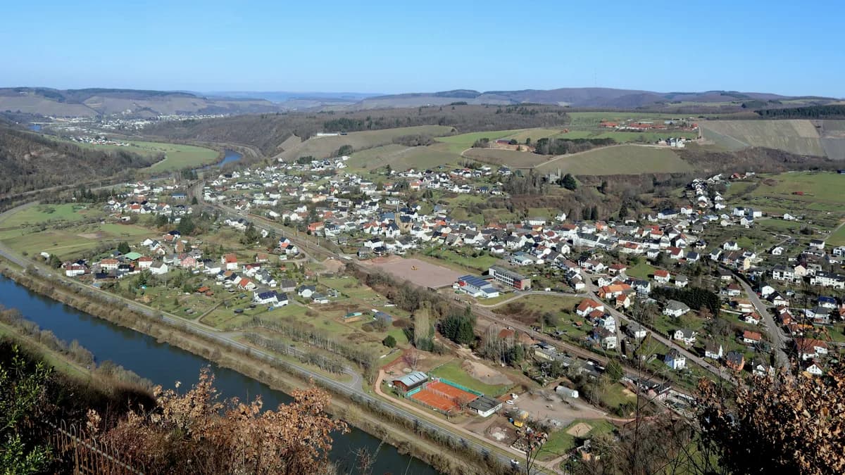 Stadtansicht von Serrig