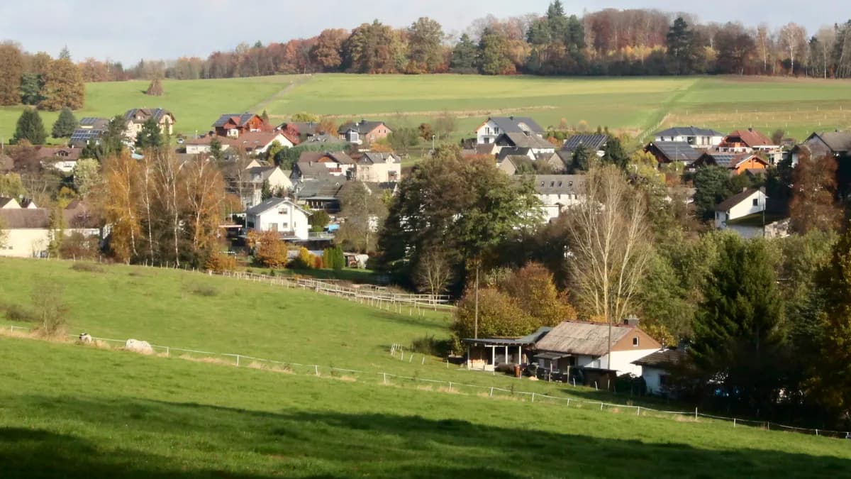Stadtansicht von Stebach