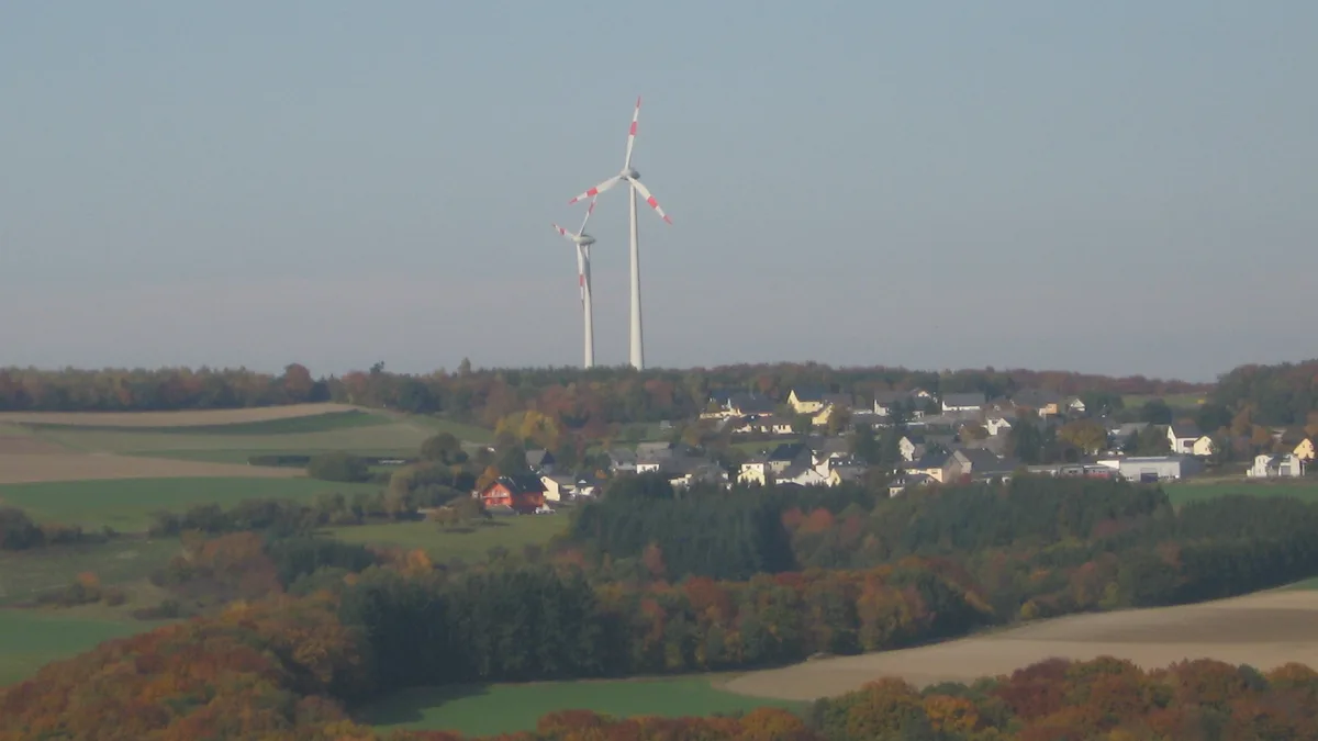 Stadtansicht von Walhausen