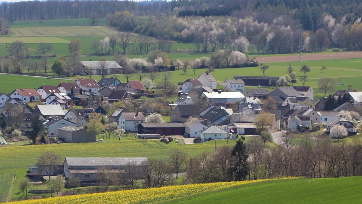 Stadtansicht von Winterwerb