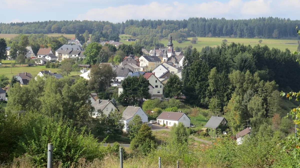 Stadtansicht von Züsch